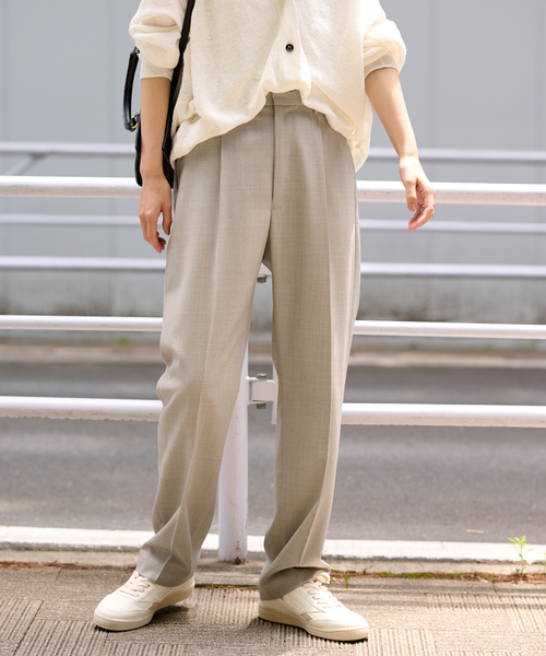 FRAMeWORK（フレームワーク）の「強撚Wストレートパンツ