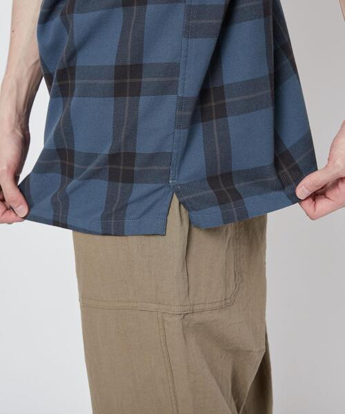 coen(コーエン)の「ショートスリーブパナマシャツ(シャツ/ブラウス・メンズ・ライトグレー/ベージュ/ネイビー/ブラウン/ダークグレー/その他1/コバルトブルー・S/M/L/XL)」の22枚目の写真