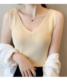 アイスシルクニットタンクトップ