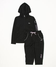 FILA（フィラ）の「FILA パウダーメッシュ 長袖 フルジップパーカー セットアップ（ルームウェア/パジャマ）」