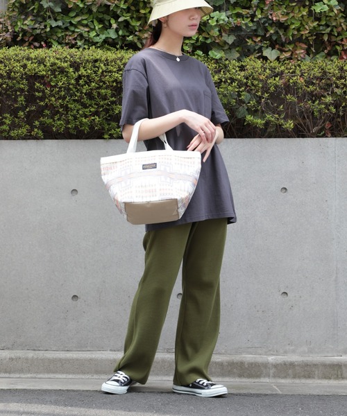 PENDLETON（ペンドルトン）の「【PENDLETON】MESH MINI TOTE（トートバッグ・メンズ・ベージュ/オフホワイト/ターコイズブルー・FREE）」の13枚目の写真
