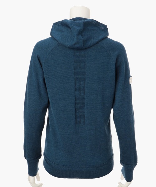 BRIEFING（ブリーフィング）の「【ブリーフィングゴルフ】WOMENS EX FINE MERINO HIGH NECK KNIT HOODIE（パーカー・レディース・オリーブ/ブルー/ネイビー/ブラック/ベージュ・M/S/XS/L）」の13枚目の写真