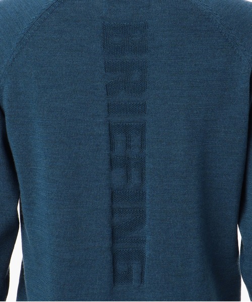 BRIEFING（ブリーフィング）の「【ブリーフィングゴルフ】WOMENS EX FINE MERINO HIGH NECK KNIT HOODIE（パーカー・レディース・オリーブ/ブルー/ネイビー/ブラック/ベージュ・M/S/XS/L）」の12枚目の写真