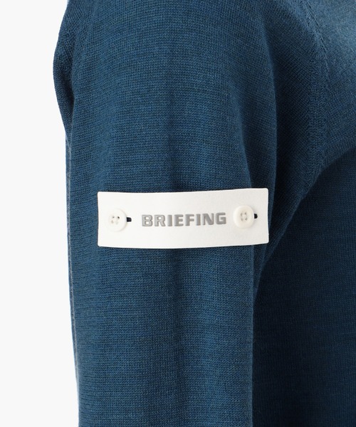 BRIEFING（ブリーフィング）の「【ブリーフィングゴルフ】WOMENS EX FINE MERINO HIGH NECK KNIT HOODIE（パーカー・レディース・オリーブ/ブルー/ネイビー/ブラック/ベージュ・M/S/XS/L）」の10枚目の写真
