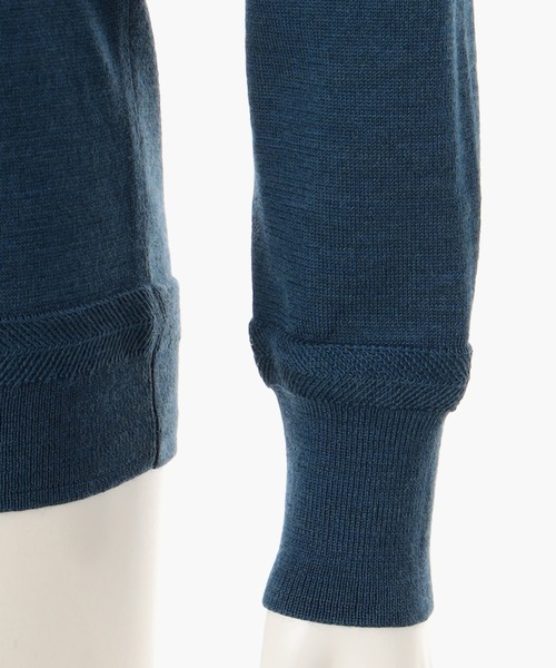 BRIEFING（ブリーフィング）の「【ブリーフィングゴルフ】WOMENS EX FINE MERINO HIGH NECK KNIT HOODIE（パーカー・レディース・オリーブ/ブルー/ネイビー/ブラック/ベージュ・M/S/XS/L）」の8枚目の写真