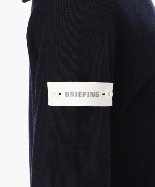 BRIEFING（ブリーフィング）の「【ブリーフィングゴルフ】WOMENS EX FINE MERINO HIGH NECK KNIT HOODIE（パーカー・レディース・オリーブ/ブルー/ネイビー/ブラック/ベージュ・M/S/XS/L）」の18枚目の写真
