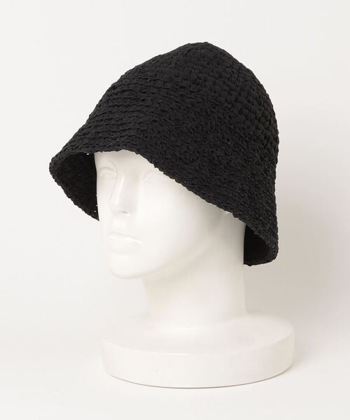 キジマタカユキ　テープ ヤーン ニット セーラー ハット　バケットハット KIJIMA TAKAYUKI（キジマ タカユキ）の「【KIJIMA TAKAYUKI/キジマ