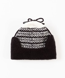 日本製/耳当て付きニットキャップ(S～L)