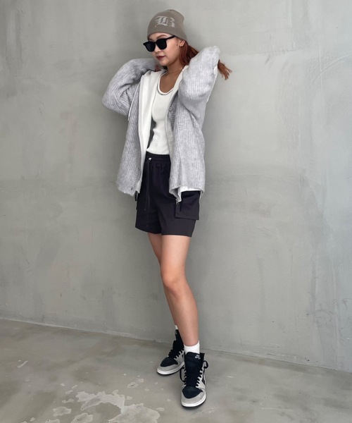 SHAGGIE（シャギー）の「オールドフォントプリントニット帽（ニットキャップ/ビーニー・レディース・ブラック/ベージュ・FREE）」の14枚目の写真