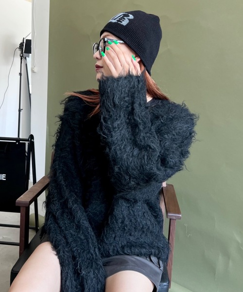 Shury Labyrinths 提灯プリント ニット帽 Shury Labyrinths 提灯プリント ニット帽 Labyrins Picture