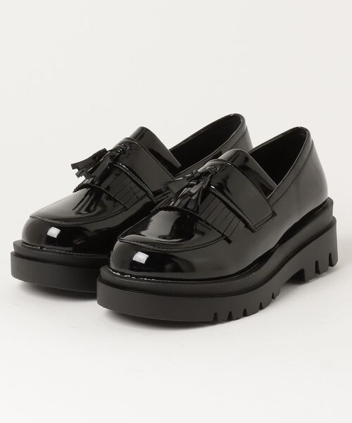 LibertyDoll(リバティードール)の「Liberty doll / 厚底 トラックソール ローファー (3052)(3053)(3054)(ローファー・レディース・ブラック/ブラック系その他/アイボリー/ダークブラウン/ブラック系その他2/アイボリー系2/ダークブラウン系2/ブラック系2/ダークブラウン系3/ブラック系その他3/アイボリー系3/ブラック系3・S/M/L/LL/XXL/40/41/42/43/44)」の22枚目の写真