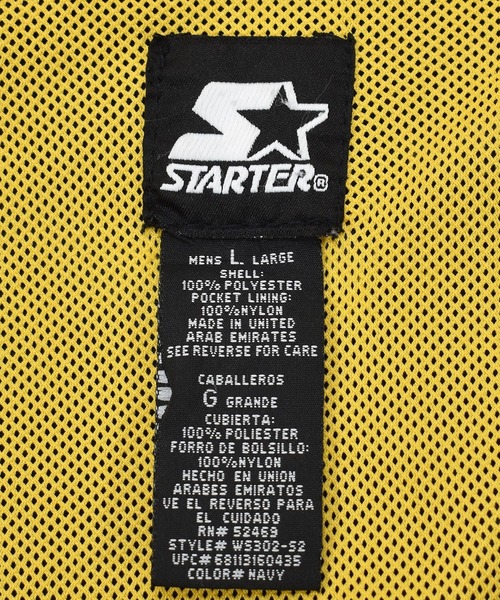 STARTER（スターター）の「【ヴィンテージ古着】90’s STARTER / スターター プルオーバージャケット（ブルゾン・メンズ・ネイビー・LARGE）」の2枚目の写真