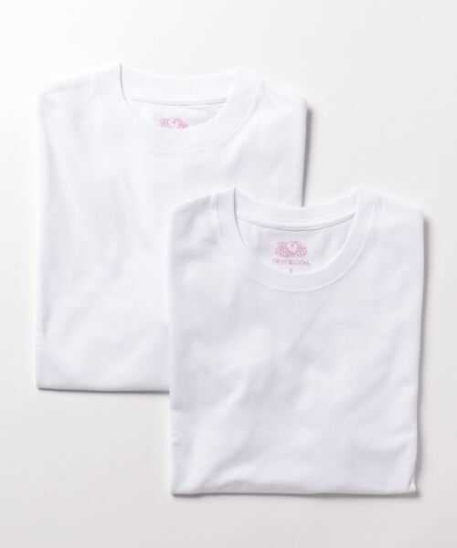 FRUIT OF THE LOOM(フルーツオブザルーム)の「SC 2PPACK TEE / Tシャツ / ノースリーブ / 無地 / インナー / 肌着 / シンプル / ユニセックス(Tシャツ/カットソー・メンズ・ホワイト/カーキ・3L/L/LL/M/S)」の1枚目の写真