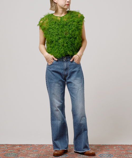 IENA LA BOUCLE（イエナラブークル）の「【VIOLETTE ROOM /バイオレットルーム】IENA LA BOUCLE 別注デニムパンツ（デニムパンツ・レディース・ブルー系その他/ネイビー・MEDIUM/SMALL/X-SMALL）」の17枚目の写真