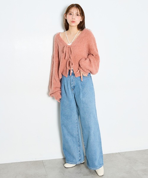 INGNI(イング)の「タックワイド/デニムパンツ(デニムパンツ・レディース・グレー/ブルー系その他/インディゴブルー・FREE)」の17枚目の写真