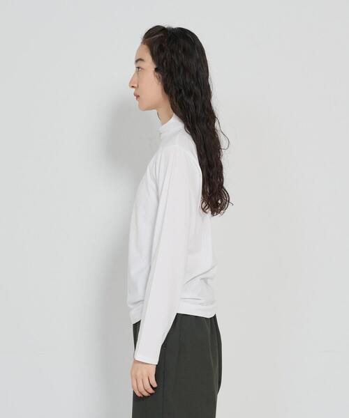 conges payes ADIEU TRISTESSE(コンジェ ペイエ アデュートリステス)の「ハイネックベア天竺(Tシャツ/カットソー・レディース・ブラック系その他/ブラック/グレー/オフホワイト・FREE)」の14枚目の写真