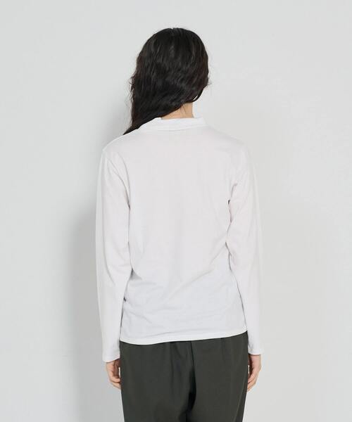 conges payes ADIEU TRISTESSE(コンジェ ペイエ アデュートリステス)の「ハイネックベア天竺(Tシャツ/カットソー・レディース・ブラック系その他/ブラック/グレー/オフホワイト・FREE)」の15枚目の写真