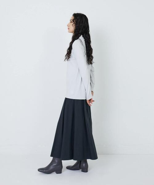 conges payes ADIEU TRISTESSE(コンジェ ペイエ アデュートリステス)の「ハイネックベア天竺(Tシャツ/カットソー・レディース・ブラック系その他/ブラック/グレー/オフホワイト・FREE)」の17枚目の写真