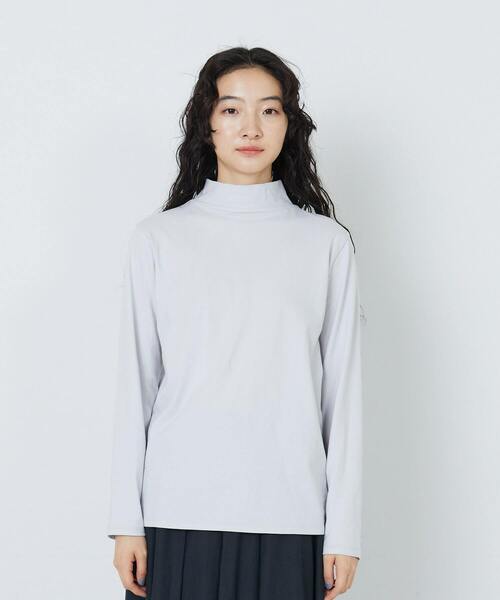 conges payes ADIEU TRISTESSE(コンジェ ペイエ アデュートリステス)の「ハイネックベア天竺(Tシャツ/カットソー・レディース・ブラック系その他/ブラック/グレー/オフホワイト・FREE)」の21枚目の写真