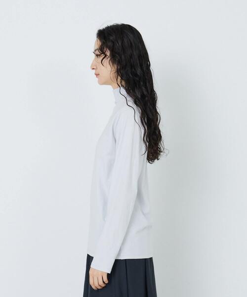 conges payes ADIEU TRISTESSE(コンジェ ペイエ アデュートリステス)の「ハイネックベア天竺(Tシャツ/カットソー・レディース・ブラック系その他/ブラック/グレー/オフホワイト・FREE)」の22枚目の写真