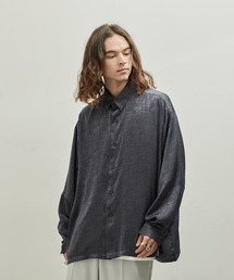 JUNRED | ドビーシャツバルーンスリーブドレープドビーシャツ(シャツ/ブラウス)