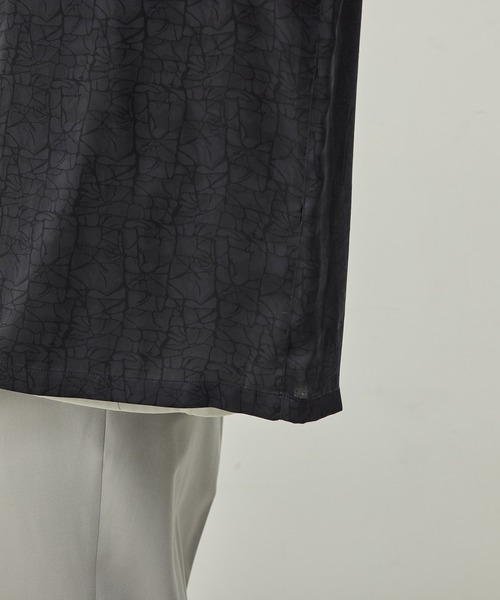 JUNRED（ジュンレッド）の「ドビーシャツバルーンスリーブドレープドビーシャツ（シャツ/ブラウス・メンズ・ホワイト/グリーン/チャコールグレー・L/M/S）」の15枚目の写真