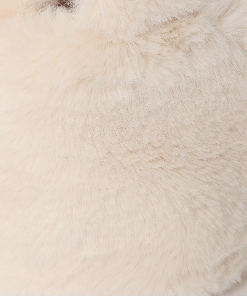 mysty woman（ミスティウーマン）の「ファーBAG 979414（ハンドバッグ・レディース・アイボリー/ピンク系その他・FREE）」の10枚目の写真