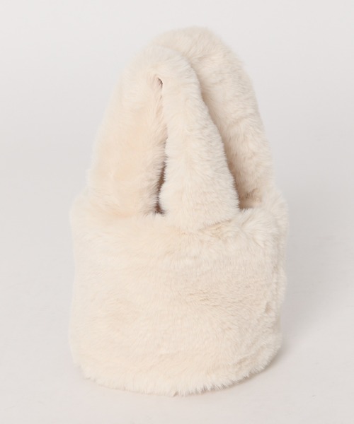 mysty woman（ミスティウーマン）の「ファーBAG 979414（ハンドバッグ・レディース・アイボリー/ピンク系その他・FREE）」の18枚目の写真