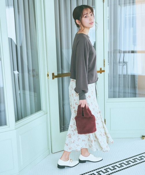 mysty woman（ミスティウーマン）の「ファーBAG 979414（ハンドバッグ・レディース・アイボリー/ピンク系その他・FREE）」の12枚目の写真