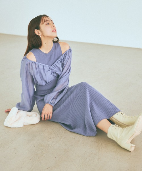 mysty woman（ミスティウーマン）の「ファーBAG 979414（ハンドバッグ・レディース・アイボリー/ピンク系その他・FREE）」の13枚目の写真