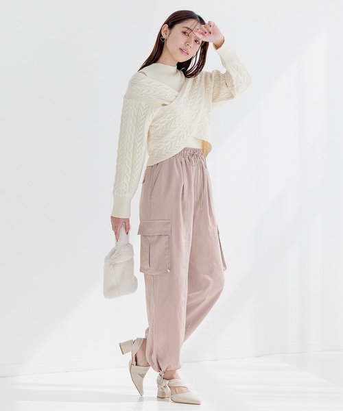 mysty woman（ミスティウーマン）の「ファーBAG 979414（ハンドバッグ・レディース・アイボリー/ピンク系その他・FREE）」の14枚目の写真