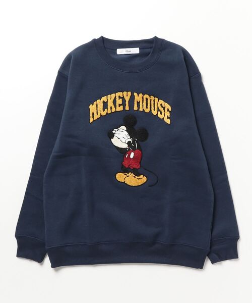 Disney(ディズニー)の「Disney/ディズニー ミッキーマウス くまのプーさん 裏起毛 サガラ刺繍 スウェット トレーナー(スウェット・レディース・グレー/ダークグリーン/ライトグレー/グリーン/オートミール/ベージュ/ネイビー/ラベンダー/ワイン・M/L)」の17枚目の写真