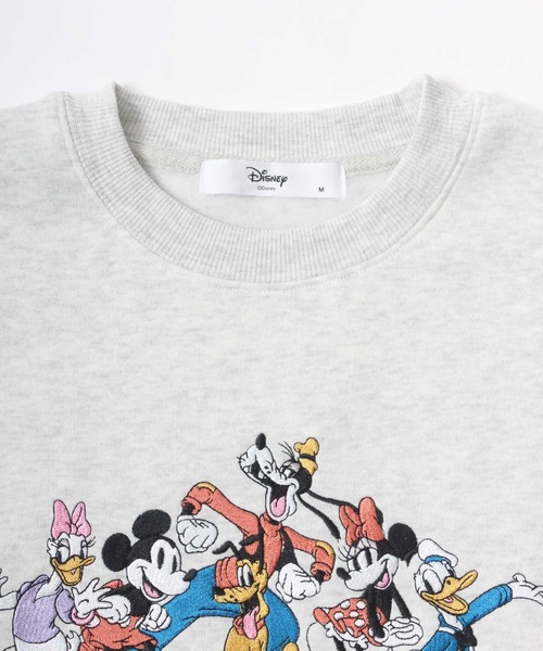 Disney(ディズニー)の「Disney/ディズニー ミッキーマウス くまのプーさん 裏起毛 サガラ刺繍 スウェット トレーナー(スウェット・レディース・グレー/ダークグリーン/ライトグレー/グリーン/オートミール/ベージュ/ネイビー/ラベンダー/ワイン・M/L)」の19枚目の写真