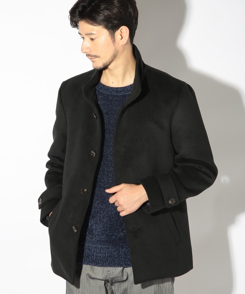 UNION STATION（ユニオンステーション）の「ハイブリッドモッサスタンドカラーブルゾン（ブルゾン・メンズ・キャメル/ライトグレー/ブラック・L/M/LL）」の7枚目の写真