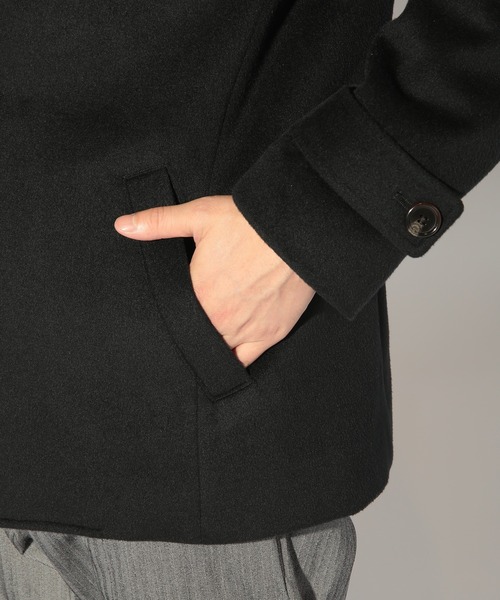 UNION STATION（ユニオンステーション）の「ハイブリッドモッサスタンドカラーブルゾン（ブルゾン・メンズ・キャメル/ライトグレー/ブラック・L/M/LL）」の12枚目の写真