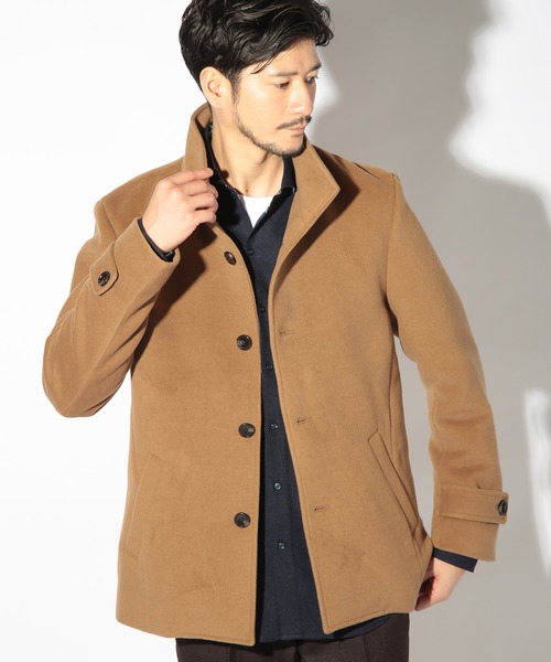 UNION STATION（ユニオンステーション）の「ハイブリッドモッサスタンドカラーブルゾン（ブルゾン・メンズ・キャメル/ライトグレー/ブラック・L/M/LL）」の16枚目の写真