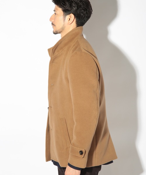 UNION STATION（ユニオンステーション）の「ハイブリッドモッサスタンドカラーブルゾン（ブルゾン・メンズ・キャメル/ライトグレー/ブラック・L/M/LL）」の17枚目の写真
