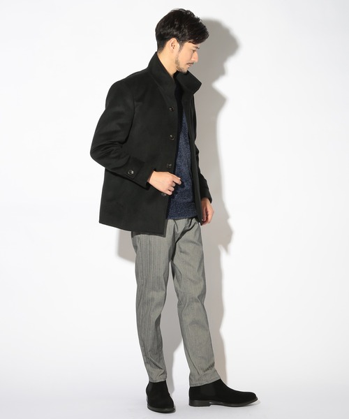 UNION STATION（ユニオンステーション）の「ハイブリッドモッサスタンドカラーブルゾン（ブルゾン・メンズ・キャメル/ライトグレー/ブラック・L/M/LL）」の20枚目の写真