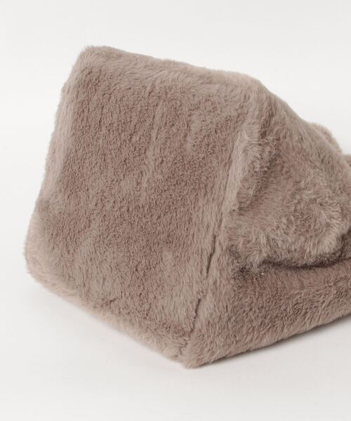 T・S・L（ティーエスエル）の「【T・S・L】フェイクファーバッグ 1231-811-1（ハンドバッグ・レディース・グレイッシュベージュ/サックスブルー/チャコールグレー/イエロー・FREE）」の6枚目の写真