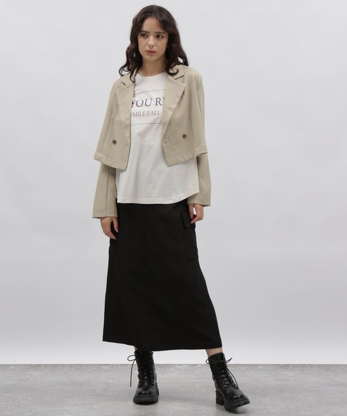 LAKOLE(ラコレ)の「クロップドジャケット / 978292(テーラードジャケット・レディース・ブラック/サンドグレー/ブラウン系その他・SMALL/MEDIUM)」の18枚目の写真