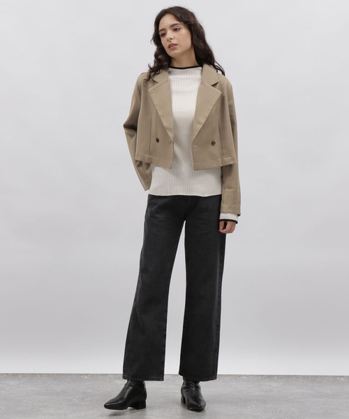 LAKOLE(ラコレ)の「クロップドジャケット / 978292(テーラードジャケット・レディース・ブラック/サンドグレー/ブラウン系その他・SMALL/MEDIUM)」の5枚目の写真