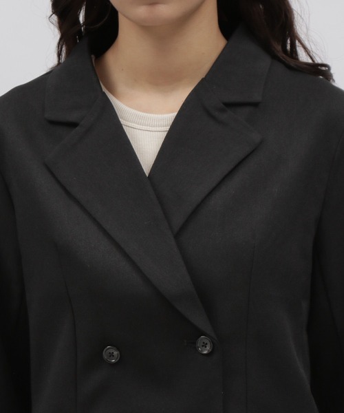 LAKOLE(ラコレ)の「クロップドジャケット / 978292(テーラードジャケット・レディース・ブラック/サンドグレー/ブラウン系その他・SMALL/MEDIUM)」の6枚目の写真