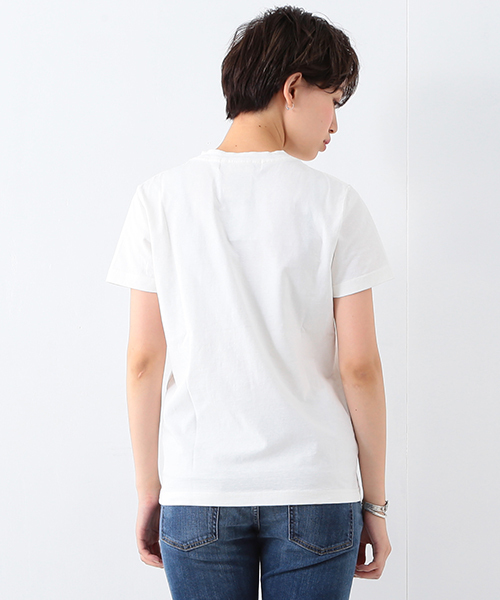 Ray BEAMS（レイビームス）の「◇REMI RELIEF×Ray BEAMS / 別注 ヘンリー ポケット Tシャツ（Tシャツ/カットソー・レディース・オフホワイト/グリーン系その他/ネイビー・ONE SIZE）」の20枚目の写真