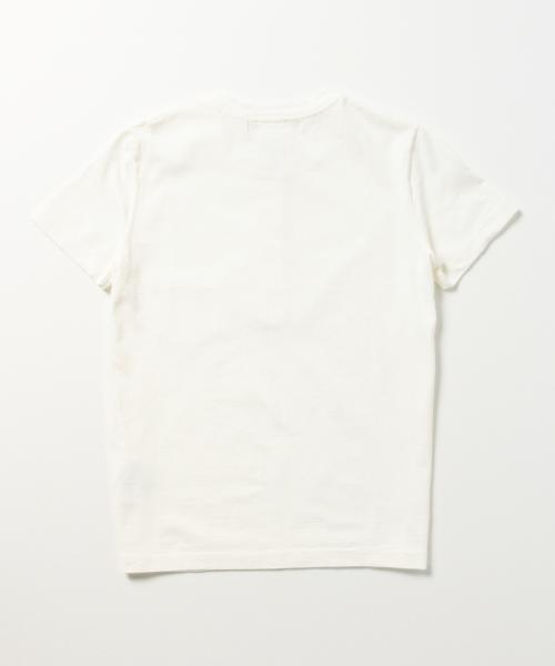 Ray BEAMS（レイビームス）の「◇REMI RELIEF×Ray BEAMS / 別注 ヘンリー ポケット Tシャツ（Tシャツ/カットソー・レディース・オフホワイト/グリーン系その他/ネイビー・ONE SIZE）」の14枚目の写真