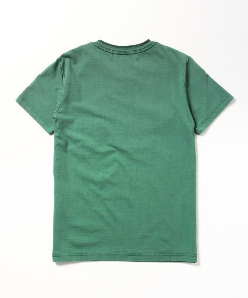 Ray BEAMS（レイビームス）の「◇REMI RELIEF×Ray BEAMS / 別注 ヘンリー ポケット Tシャツ（Tシャツ/カットソー・レディース・オフホワイト/グリーン系その他/ネイビー・ONE SIZE）」の18枚目の写真