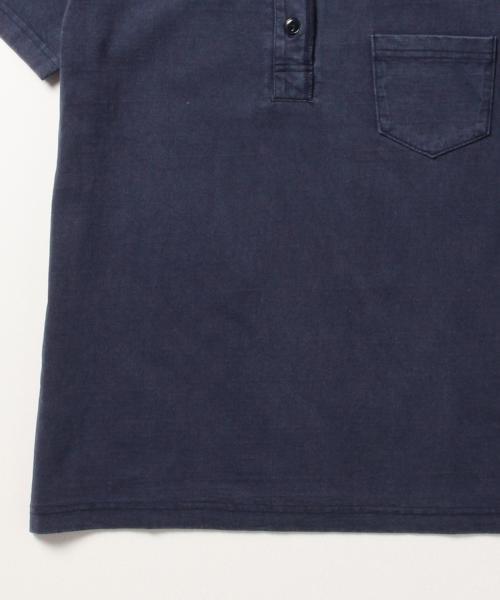 Ray BEAMS（レイビームス）の「◇REMI RELIEF×Ray BEAMS / 別注 ヘンリー ポケット Tシャツ（Tシャツ/カットソー・レディース・オフホワイト/グリーン系その他/ネイビー・ONE SIZE）」の11枚目の写真