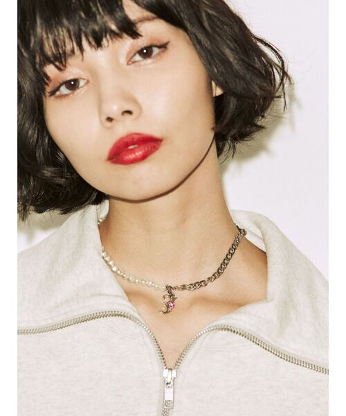 jouetie（ジュエティ）の「Jチャームネックレス（ネックレス・レディース・シルバー/ゴールド・FREE）」の5枚目の写真