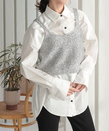 DONOBAN（ドノバン）の「ラメビスチェ（ニット/セーター・レディース）」