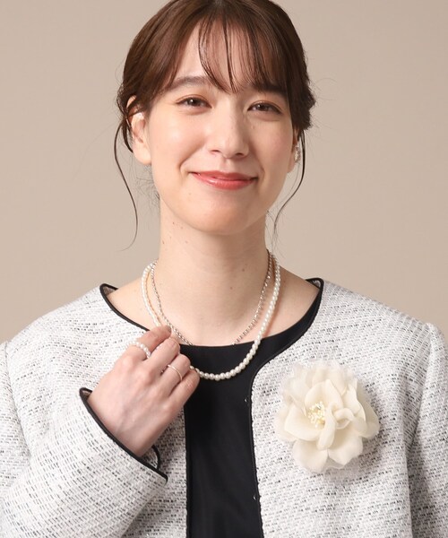 SHOO・LA・RUE（シューラルー）の「◆【セレモニー】マルチフラワーコサージュ（ブローチ/コサージュ・レディース・ベビーピンク/ブルー系その他/ライトグレー/ライトベージュ/オフホワイト/ライトグレー系/ベージュ系その他3・00）」の12枚目の写真