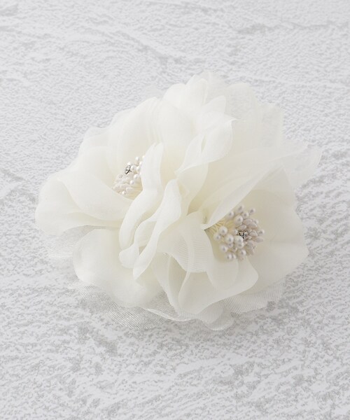 SHOO・LA・RUE（シューラルー）の「◆【セレモニー】マルチフラワーコサージュ（ブローチ/コサージュ・レディース・ベビーピンク/ブルー系その他/ライトグレー/ライトベージュ/オフホワイト/ライトグレー系/ベージュ系その他3・00）」の13枚目の写真